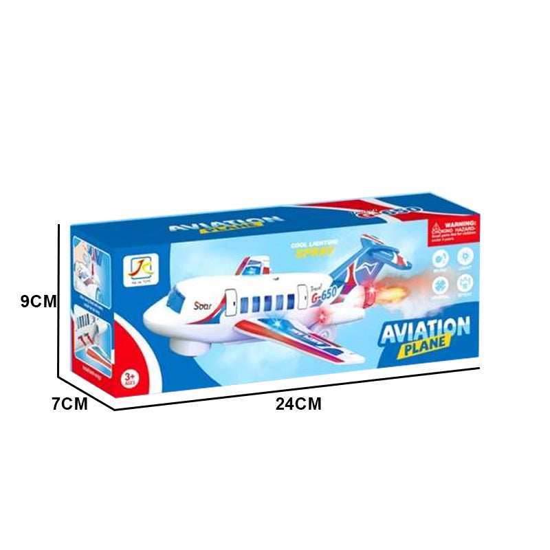 Airplane Toy G-650 with Smoke for kids in Kuwait